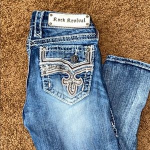 Rock revival Capri jeans
